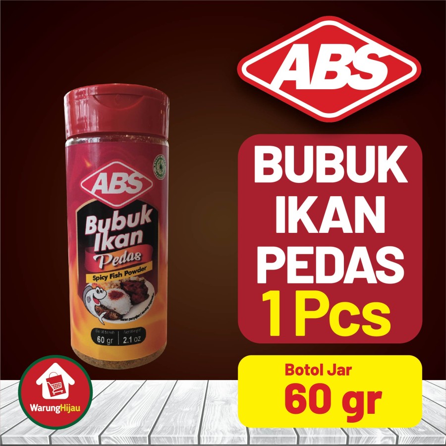 Bubuk Ikan Pedas ABS Botol 60 gr Rp 15.800